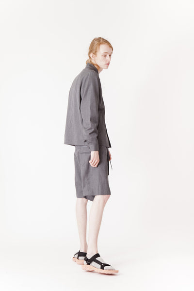 Wool Fisherman Wrap Work Short