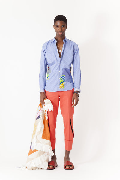 Dots Patchwork Shirt