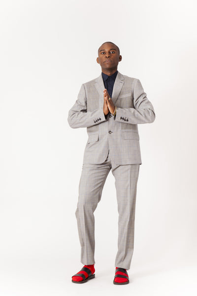 Perf 2-Button Suit Pant